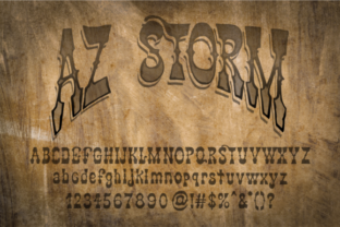 AZ Storm Font for Bold Branding and Visual Impact