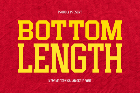 Bottom Length Font for Dynamic Marketing Designs