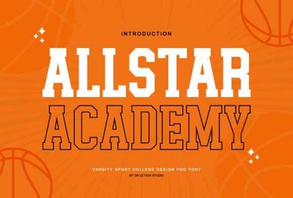 Bring Your Brand to Life with Allstar Academy Font