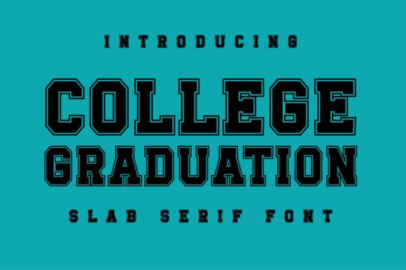 Collegegraduation Font for Editorial Design