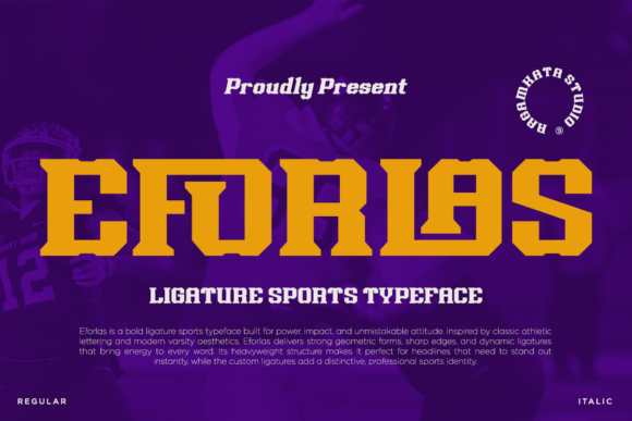 Eforlas: The Bold Serif Font That Elevates Campaign Impact