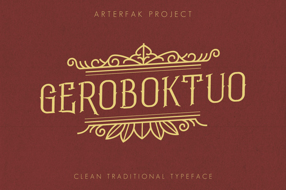 Geroboktuo: A Serif Typeface for Modern Editorial Design