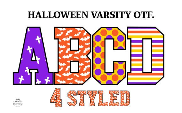 Halloweenvarsity Bats: A Bold Font for Impactful Branding