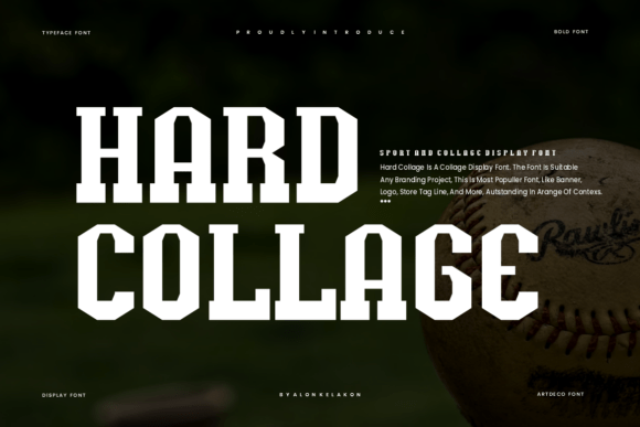 Hard Collage Serif Font for Business Branding