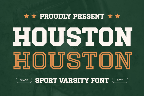 Houston Varsity: A Bold Font for Strong Branding