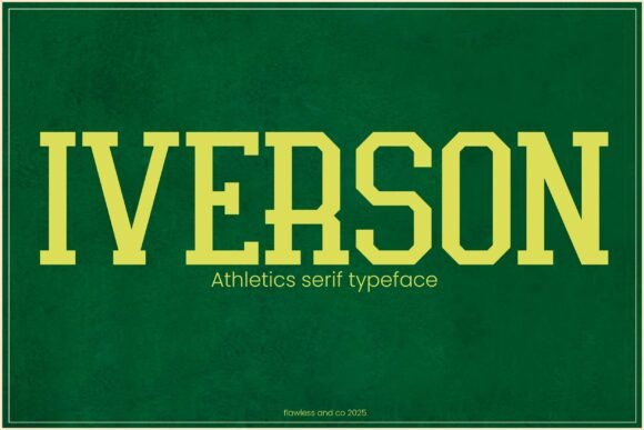 Iverson Serif Font for Handmade Creations