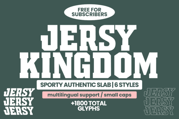 Jersey Kingdom Font for Professional Branding