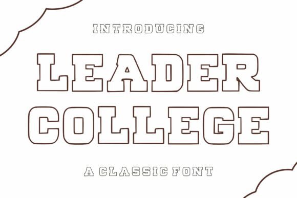Leader College Font for a Polished Brand Look