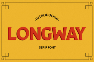 Longway Serif Font for Campaign Design
