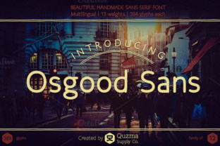 Osgood Sans: A Versatile Serif Font for Digital Marketing
