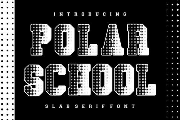 Polar School Font for Winter Branding Projects