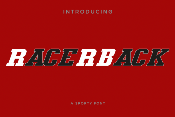 Racerback Font for Business Branding