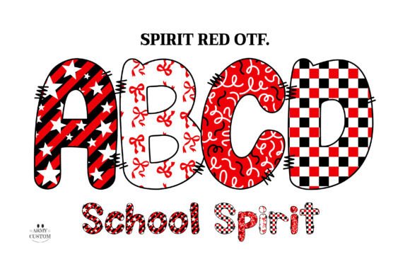 Spirit Red Ribbon: A Bold Font for Branding
