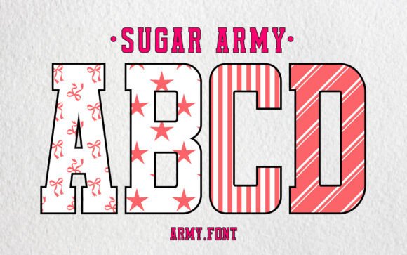 Sugar Army Pink: A Polished Font for Branding