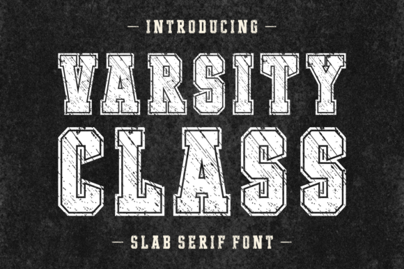 Varsity Class: A Nostalgic Slab Serif for Modern Branding