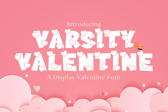 Varsity Valentine Font for Editorial Design