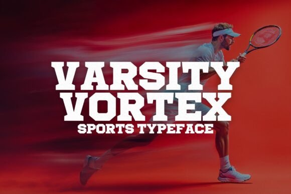 Varsity Vortex: A Bold Font for Strong Branding