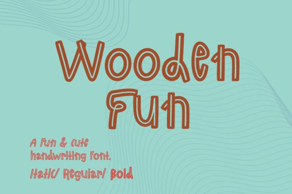 Woodenfun Font for Digital Creativity